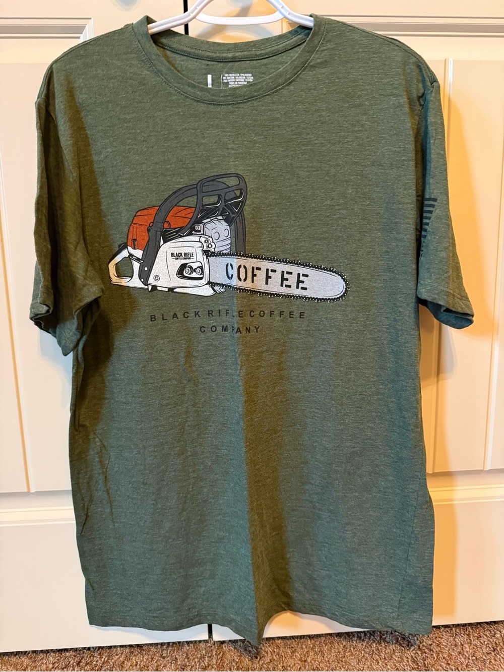 Black Rifle Coffee Company Green Chainsaw Graphic Tee